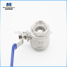 China industrial custom made stainless steel npt ball valve